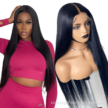 Virgin Brazilian Hair Wig Vendors Wholesale 180% Density Virgin Human Hair Lace Front Wigs For Black Women
